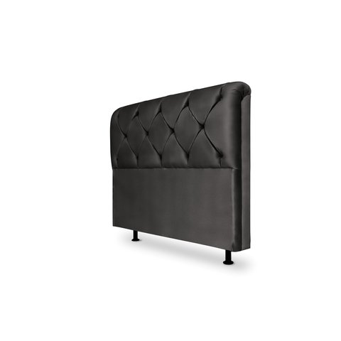 Cabeceira De Cama Box Daiana King 195cm X 118cm Suede Preto Mz Decor