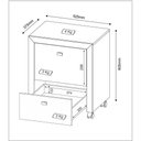 Ver imagem 3 de Gaveteiro para Pasta Suspensa Multimóveis CR25022 Amendoa