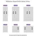 Ver imagem 6 de Cômoda Infantil 95cm 1 Porta com Vidro e 4 Gavetas Liz Multimóveis Mp4515 Branco