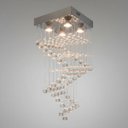 Ver imagem 2 de Lustre para Sala, Corredor, Quarto, Cristal K9 Base 38x38