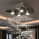 Ver imagem 5 de Lustre para Sala, Corredor, Quarto, Cristal K9 Base 38x38