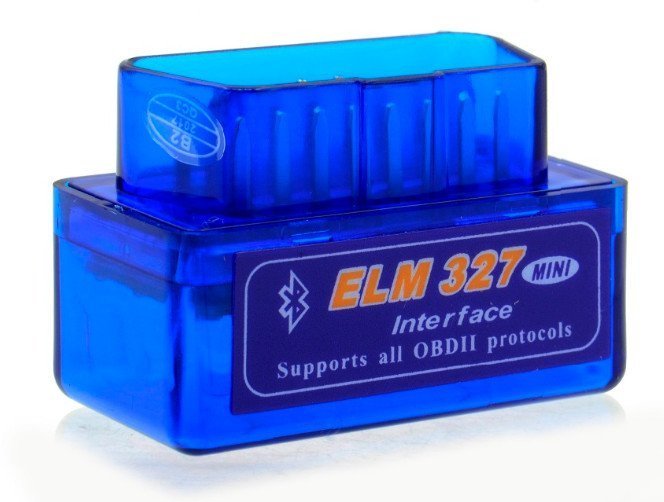 Mini Scanner ELM327 Entrada Bluetooth Obd2 Versão 1.5 Azul - 2