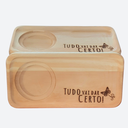 Ver imagem 1 de Kit Jogo Conjunto 4 Pires Ret. P/ Xícaras Café Chá - Pinus-5