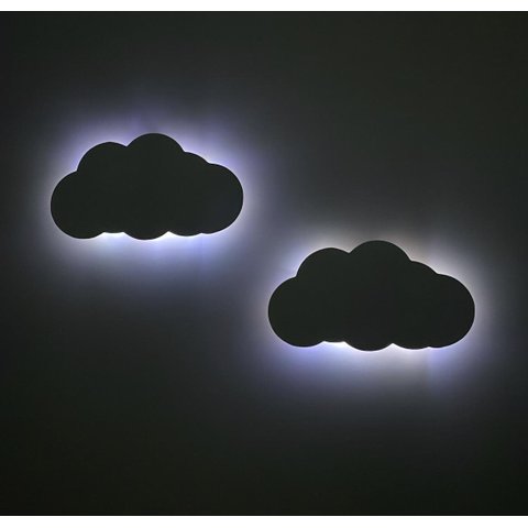 Kit 2 Luminária Nuvem com Led