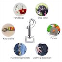 Ver imagem 3 de Mosquetão Inox Assimétrico Com Destorcedor 81Mm