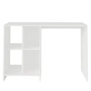 Ver imagem 2 de Mesa Escrivaninha 4 Nichos 110 Cm Trix Branco Arly