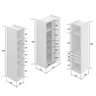 Guarda Roupa de Canto Reto 3 Portas MDF Lotus Belmax:Carvalho - 11