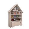 Casinha Nina Organizadora de Brinquedos 100% Mdf Rosa - 7