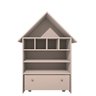 Casinha Nina Organizadora de Brinquedos 100% Mdf Rosa - 8
