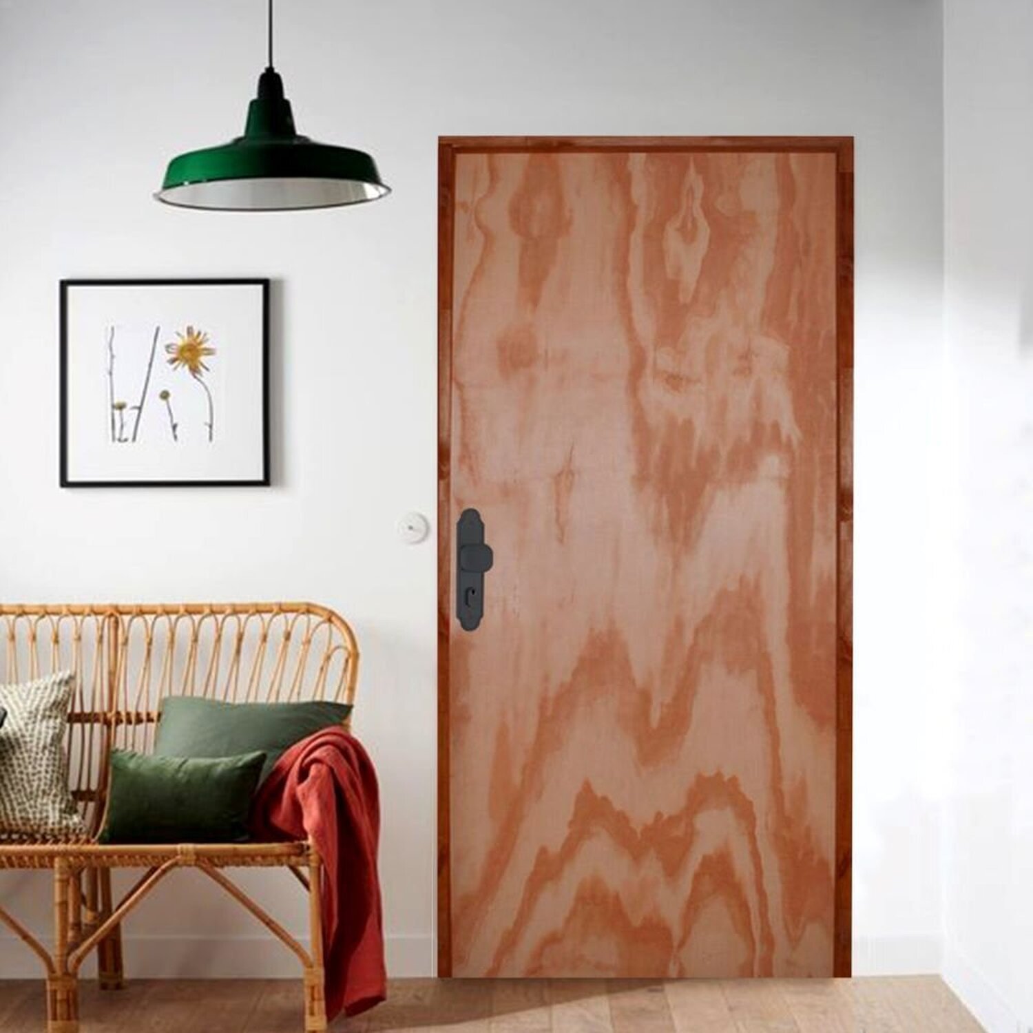 Porta Lisa Mescla Batente Ecolológico 09 Fechadura 803/02 70 X 2