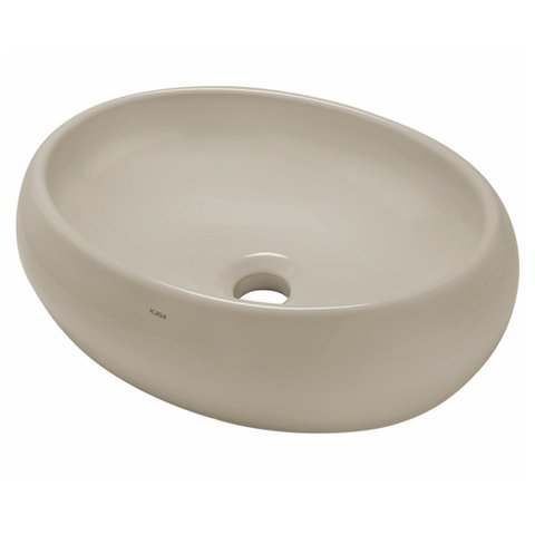 Cuba de Apoio Oval 40x30cm em Cerâmica Ica902 Icasa