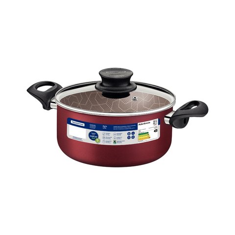 Caçarola Paris Antiaderente 2,9 L Vermelha Tramontina