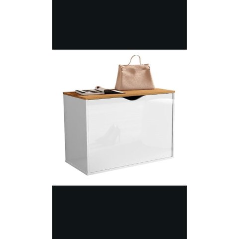 Sapateira Pequena 2 Andares para Calçados até Número 42:branco Nature