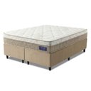 Ver imagem 1 de Cama Box Colchão Queen Molas Ensacadas Euro In Natural Confort 158x198x63cm