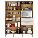 Ver imagem 4 de Armário de Cozinha Monte Rey Cinamomo Off White - Valdemóveis