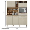 Ver imagem 3 de Armário de Cozinha Monte Rey Cinamomo Off White - Valdemóveis