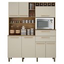 Ver imagem 1 de Armário de Cozinha Monte Rey Cinamomo Off White - Valdemóveis