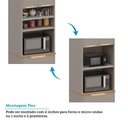 Ver imagem 7 de Cozinha Modulada Completa de Canto 10 Peças com Tampo Lumina Cinammon/freijó