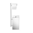 Ver imagem 1 de Lixeira com Papeleira Inox Polido 4 Litros Ecobin