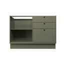 Ver imagem 6 de Cozinha Compacta Modulada 2 Peças 3 Portas 3 Gavetas Sevilha Verde/Hill/Carvalho Nature