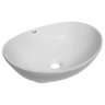 Cuba de Apoio Oval 440 X 360 X 170 Branco - 2118 - Bella - 1