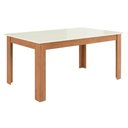 Ver imagem 5 de Mesa Jantar 1,60m x 0,90m com 6 Cadeiras Encosto Tela 100% MDF Dalla Costa Cor:Off White com Freij