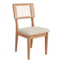 Ver imagem 6 de Mesa Jantar 1,60m x 0,90m com 6 Cadeiras Encosto Tela 100% MDF Dalla Costa Cor:Off White com Freij