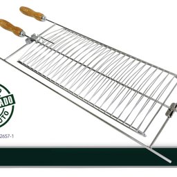 Grelha Giratoria Menor de Aço 80 Cm X 26 Cm - 3