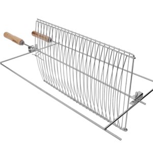 Grelha Giratoria Média de Aço 80 Cm X 34 Cm