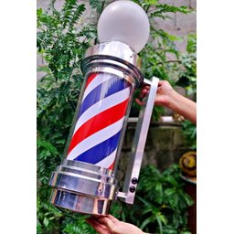BARBER POLE GIRATÓRIO 80CM TAMANHO BIG VOLTAGEM BIVOLT. - 4