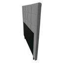 Ver imagem 3 de Cabeceira Cama Box Casal Leiria 140cm Suede Cinza - Abmaza