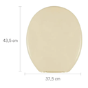 Ver imagem 2 de Assento Sanitário Oval Universal Soft Confortável