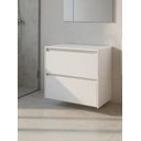 Ver imagem 1 de Gabinete para Banheiro 60cm MDF Branco Dubai - On Móveis