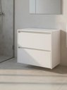 Ver imagem 1 de Gabinete para Banheiro 60cm MDF Branco Dubai - On Móveis