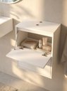 Ver imagem 3 de Gabinete para Banheiro 60cm MDF Branco Dubai - On Móveis