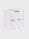 Ver mais imagens de Gabinete para Banheiro 60cm MDF Branco Dubai - On Móveis