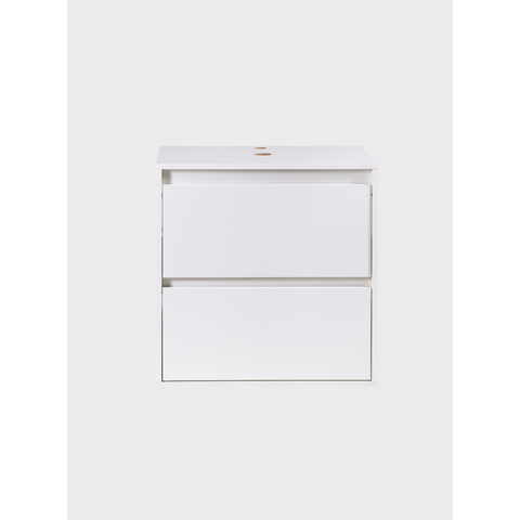 Gabinete para Banheiro 60cm Mdf Branco Dubai - On Móveis