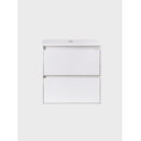 Ver imagem 1 de Gabinete para Banheiro 60cm Mdf Branco Dubai - On Móveis