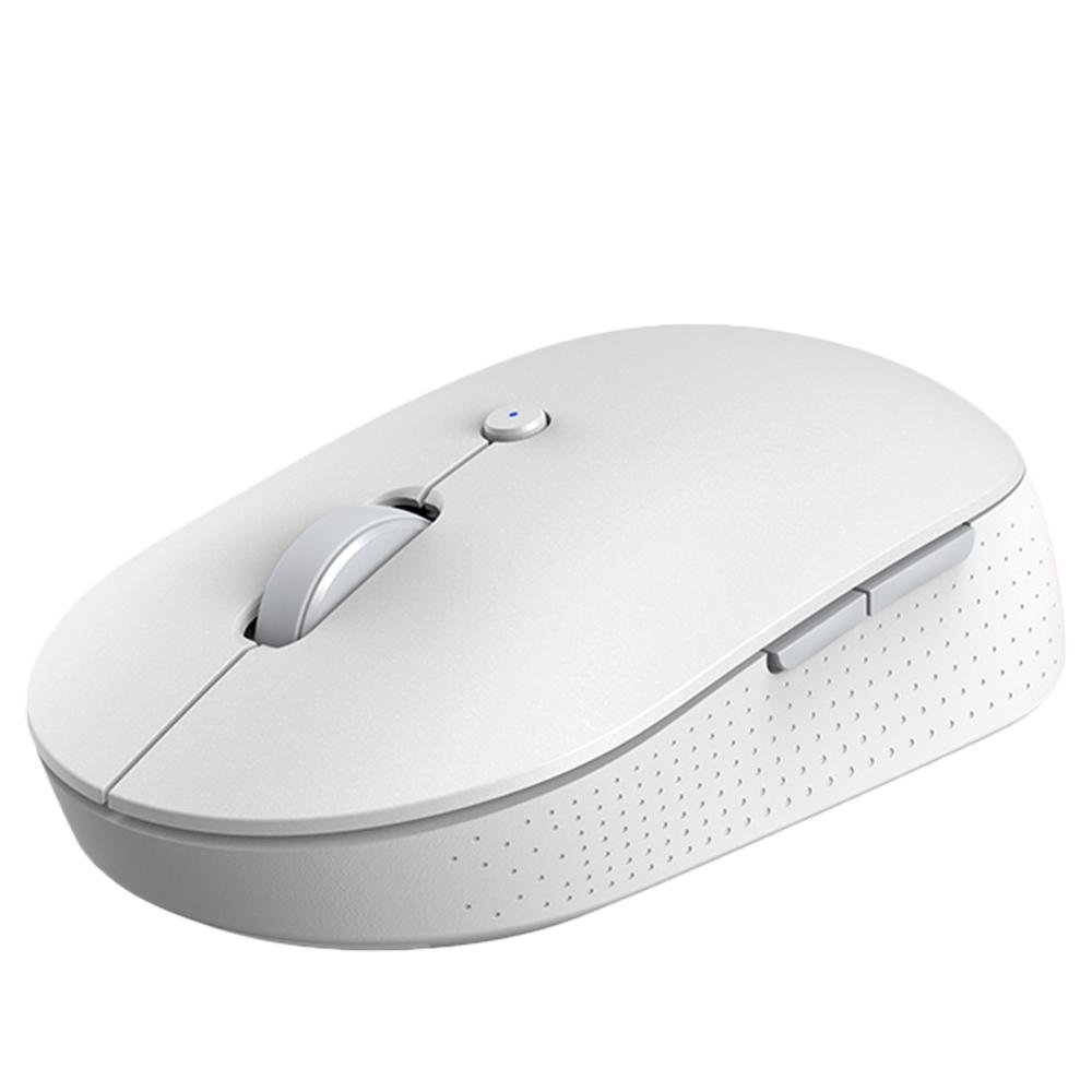 Mouse Sem Fio 1300DPI Sensor Laser Ergonômico e Ultra Silencioso Branco - 2