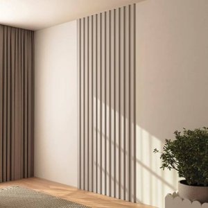 Painel Decorativo Ripado Mdf em Barra 89,5x250cm (2,24m²) Pa74 Dalla Costa-fendi