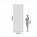 Ver imagem 4 de Painel Decorativo Ripado Mdf em Barra 89,5x250cm (2,24m²) Pa74 Dalla Costa-fendi