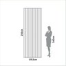 Painel Decorativo Ripado Mdf em Barra 89,5x250cm (2,24m²) Pa74 Dalla Costa-fendi - 4