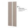 Painel Decorativo Ripado Mdf em Barra 89,5x250cm (2,24m²) Pa74 Dalla Costa-fendi - 2