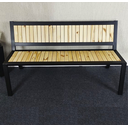 Ver imagem 1 de Banco de Madeira Ecológica Ba-01 Preto Fosco