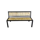 Ver imagem 2 de Banco de Madeira Ecológica Ba-01 Preto Fosco