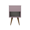 Ver imagem 6 de Mesa de Cabeceira Mdf Pés Palitos com 1 Gaveta e 1 Nicho Plancasa:lavanda