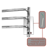 Toalheiro Térmico Pequeno Cromado 110v Flape Direito Fio Oculto - 2