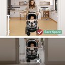 Ver imagem 4 de Momcozy Portão Retrátil Extra Larga 118"w X 41"h Branco Seguro para Crianças e Pets