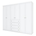 Ver imagem 4 de Berço Tutto New e Guarda Roupa Mississipi 6 Portas Branco Fosco - Matic
