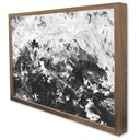 Ver imagem 4 de Quadro Decorativo Abstrato Preto e Branco em Moldura Caixa Tacolado Moldura Trad 1cm Preta com Vidro